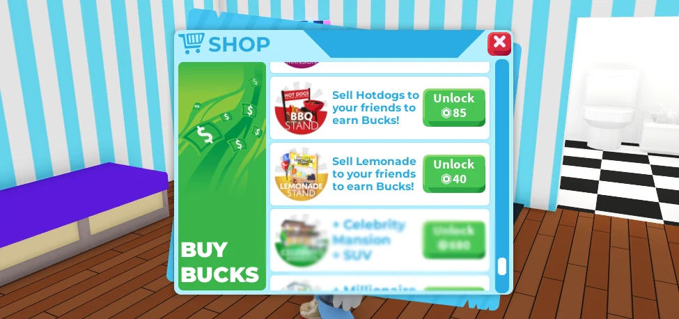Buy Hotdogs and Lemonade Stands - Adopt Me Shop