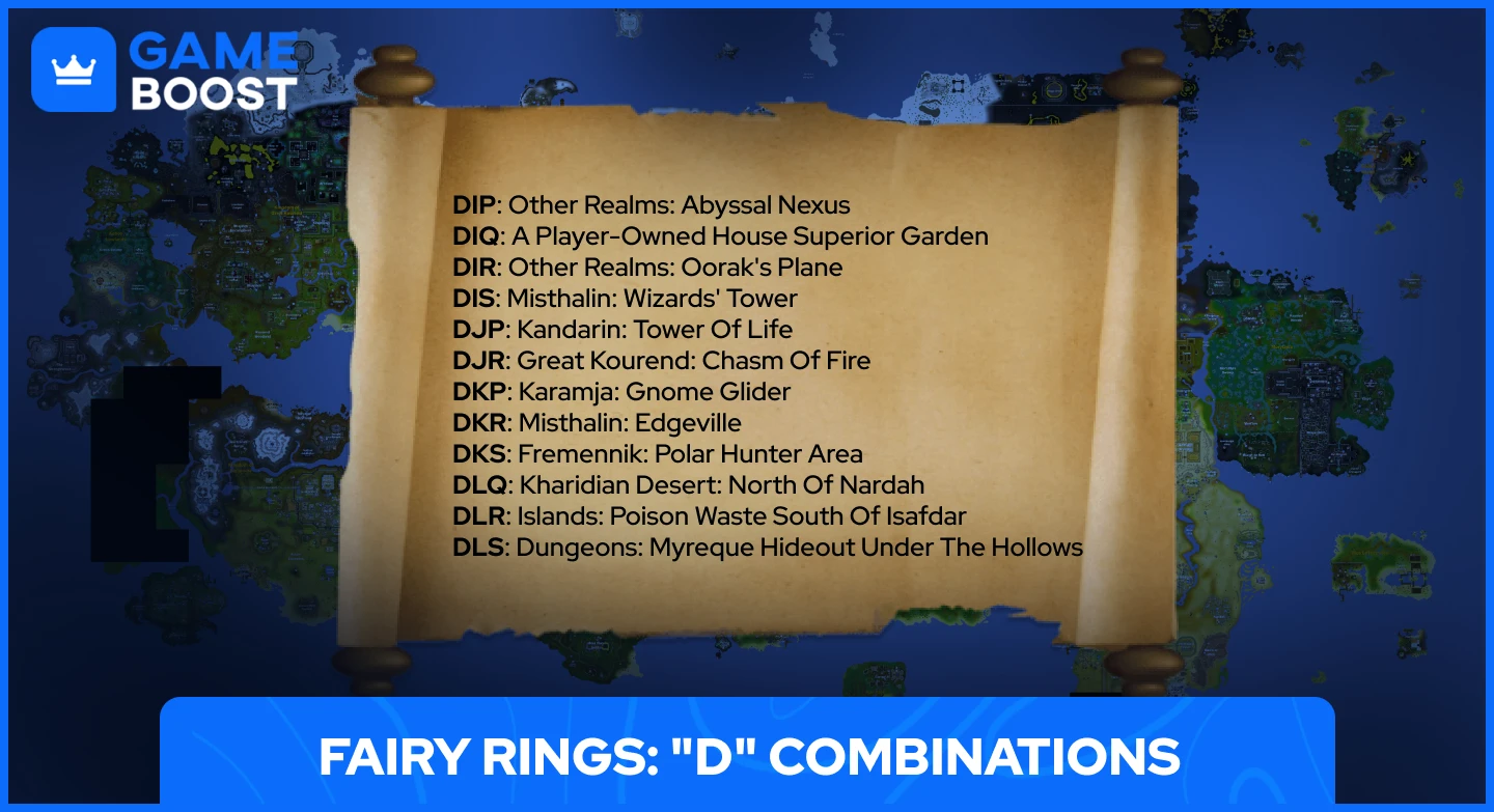 fairy rings d combinations