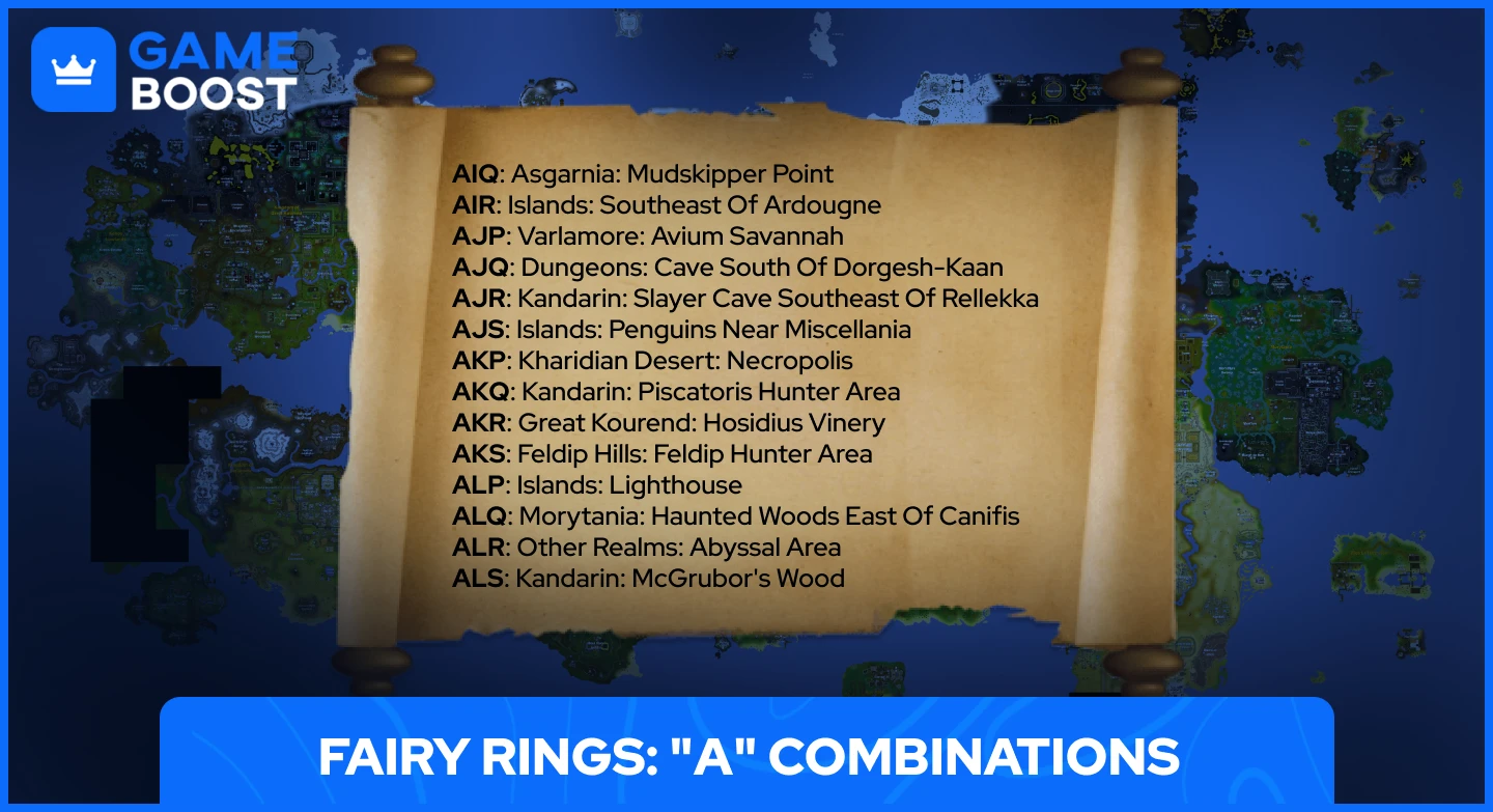 fairy rings a combinations