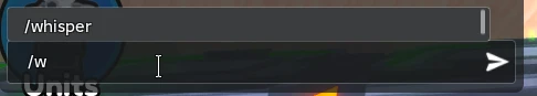 private chat command in Roblox