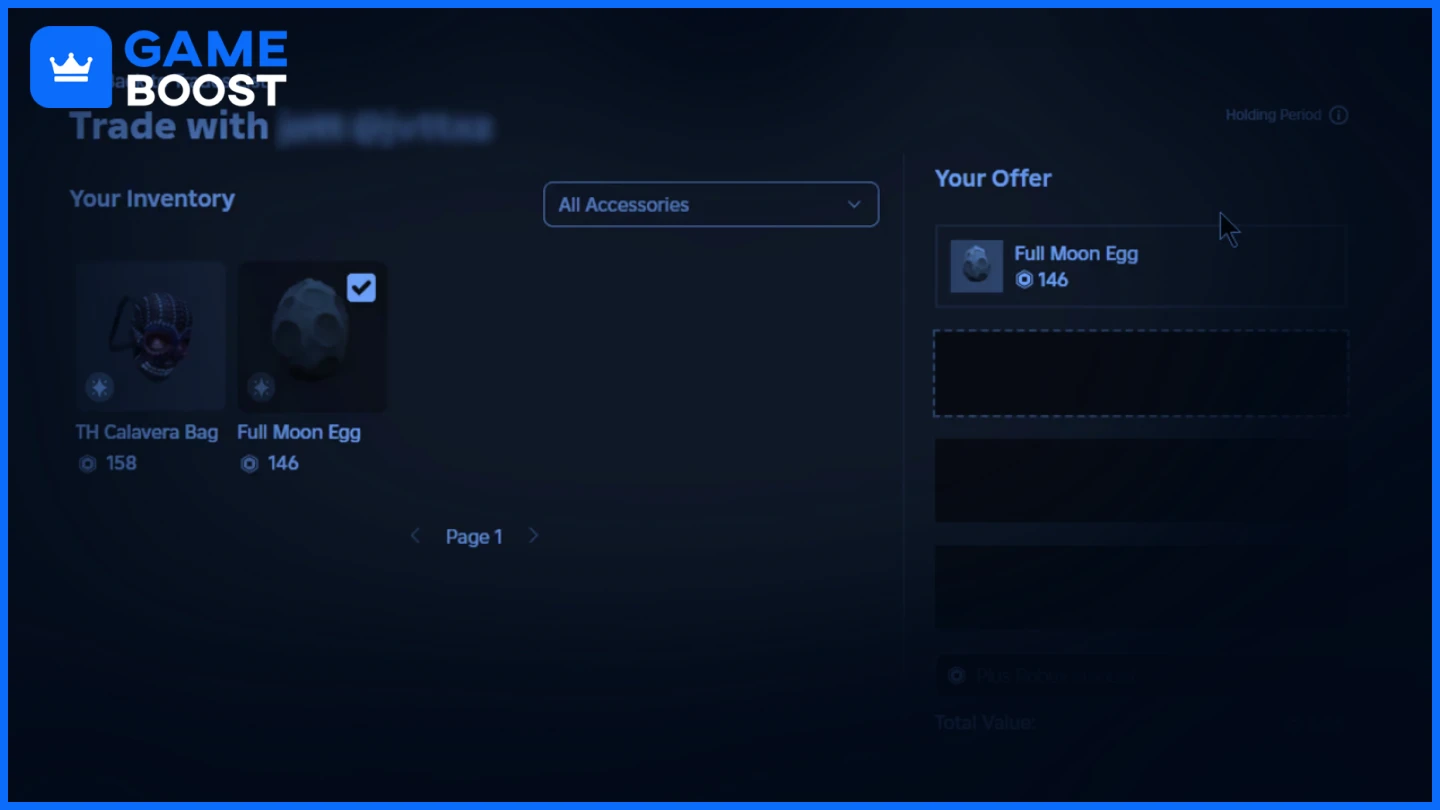 Roblox Trading Menu