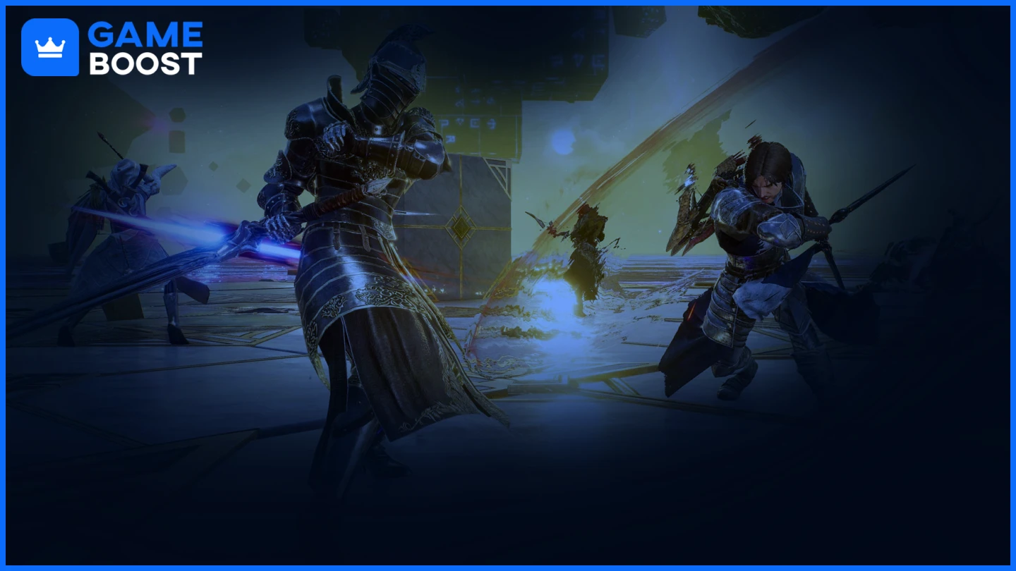 a picture for two players fighting each other in throne and liberty