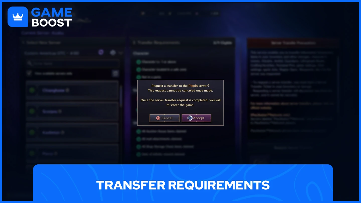 Throne and liberty change server confirmation message