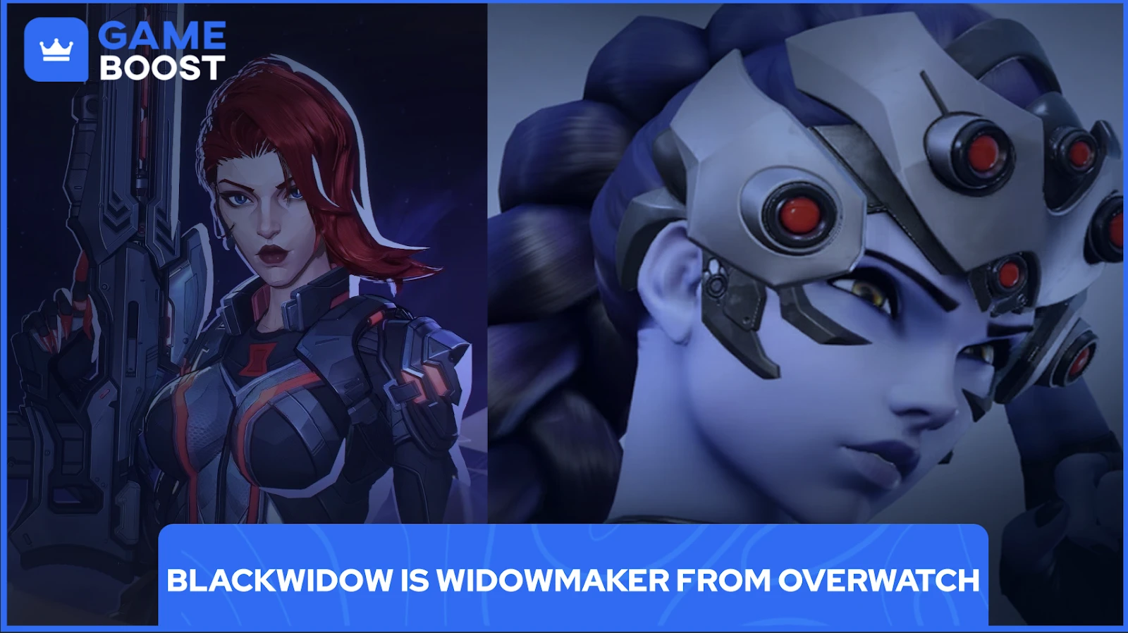 blackwidow is widowmaker from overwatch