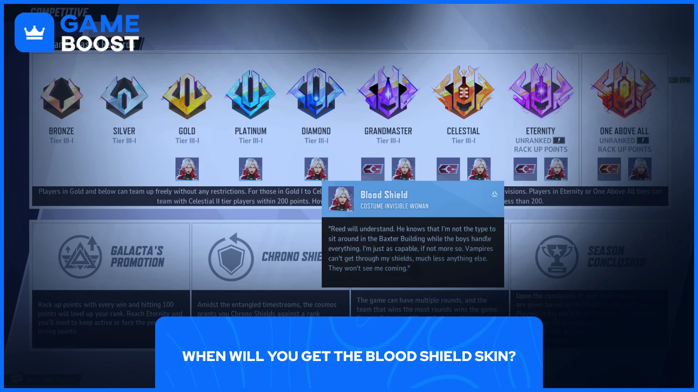 blood shield marvel rivals ranked reward