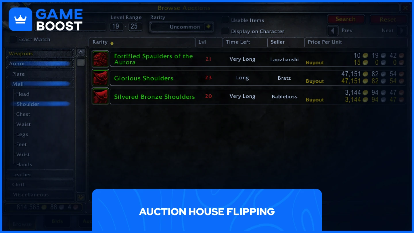 wow classic auction house