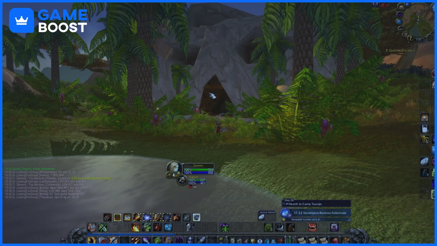wailing caverns wow sod