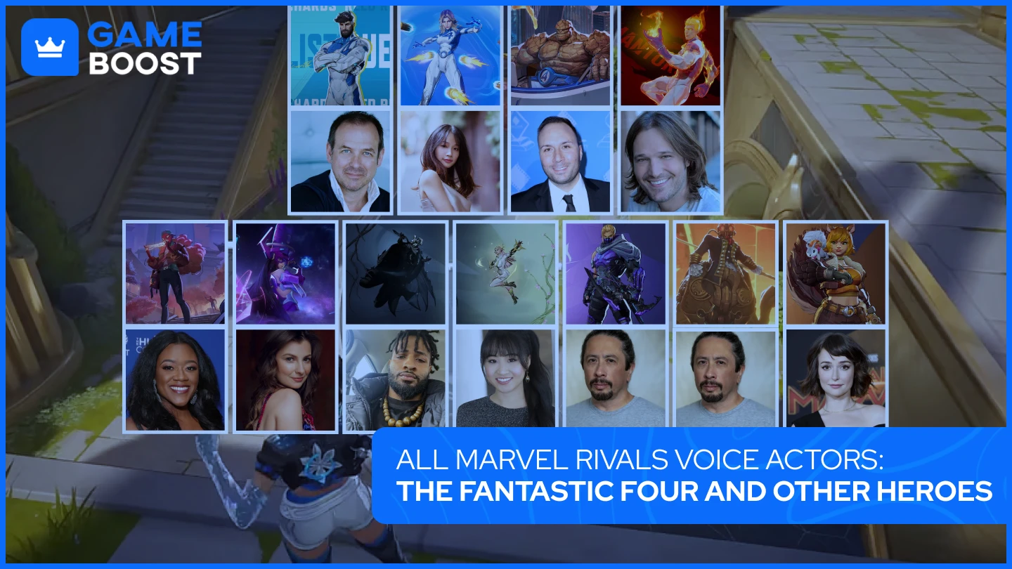 fantastic four and other heroes voice actors in marvel rivals