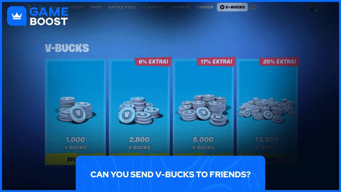 purchase v-bucks in fortnite