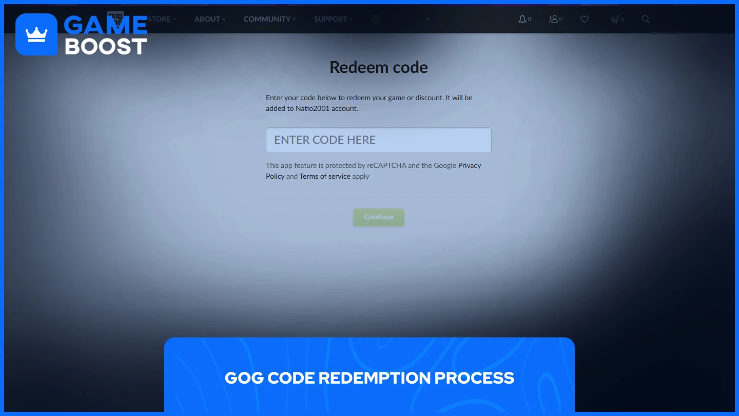 gog redeem code