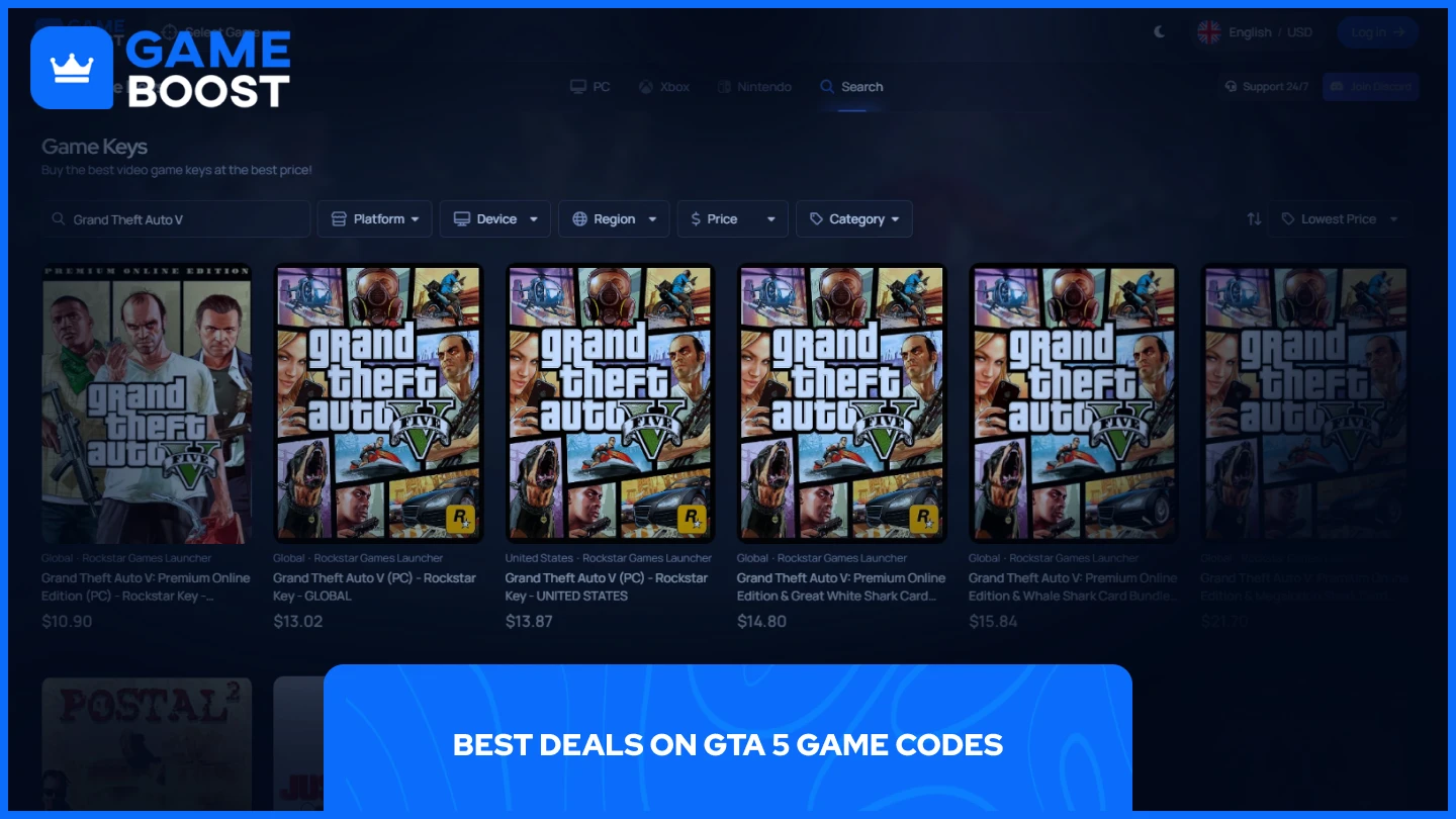 gta 5 game key gameboost
