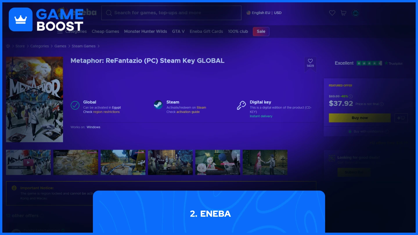 eneba Metaphor: ReFantazio