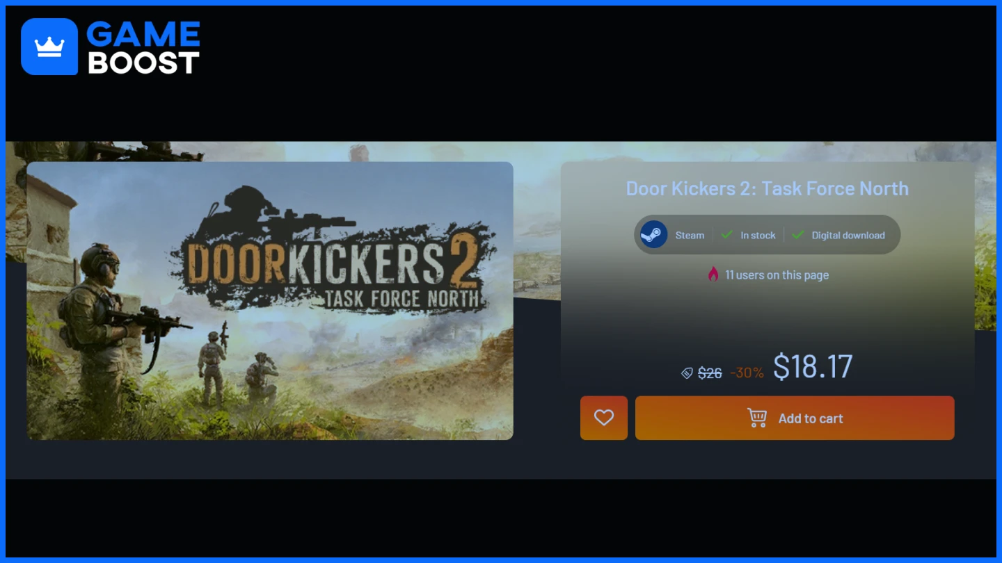instant gaming door kickers 2