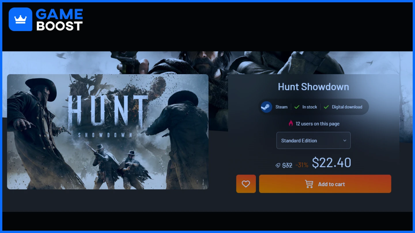 instant gaming hunt showdown