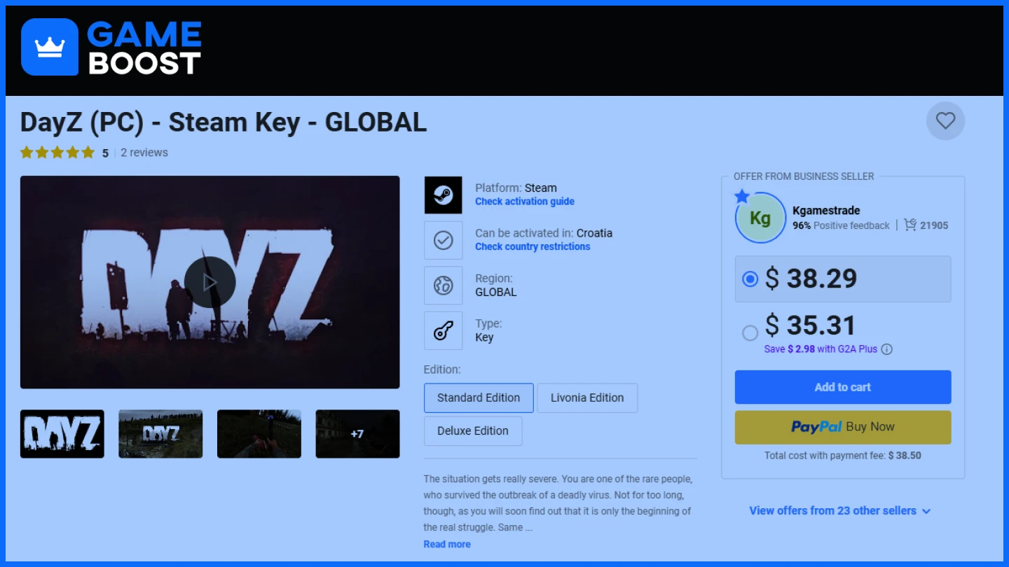 g2a dayz