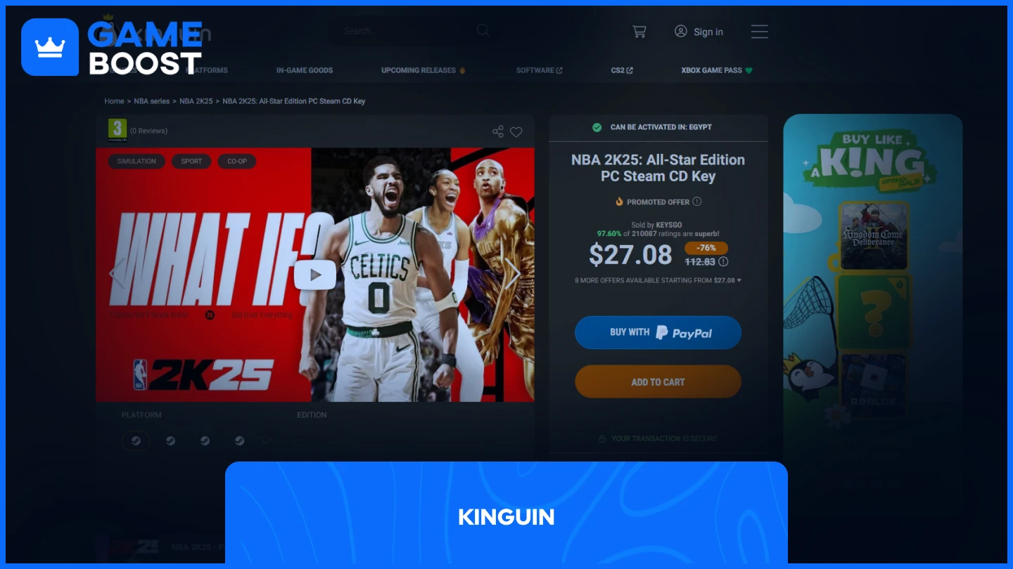 kinguin nba 2k25