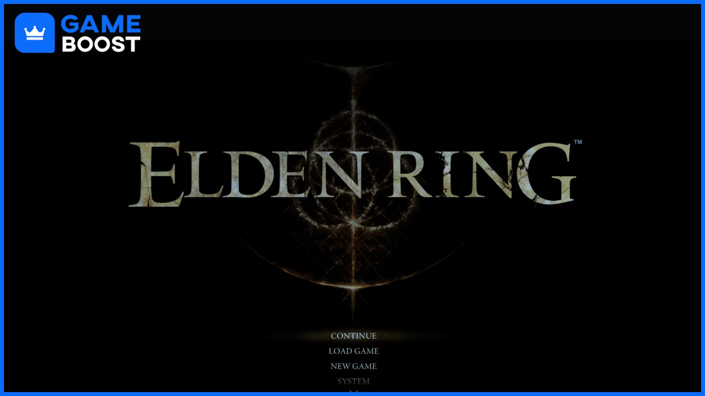 elden ring main menu