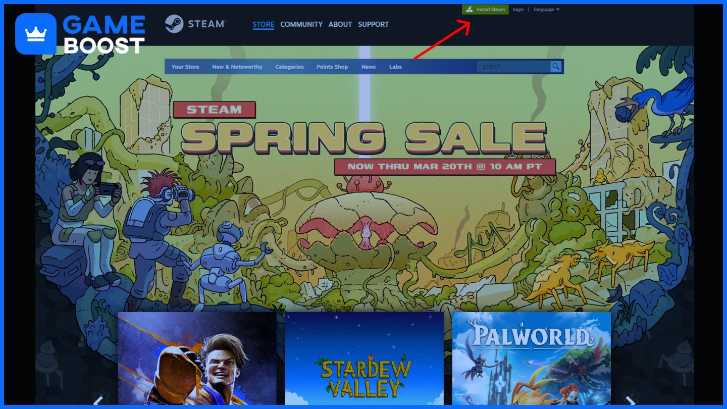 install steam
