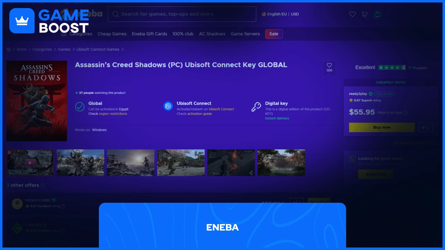 assassin's creed shadows eneba