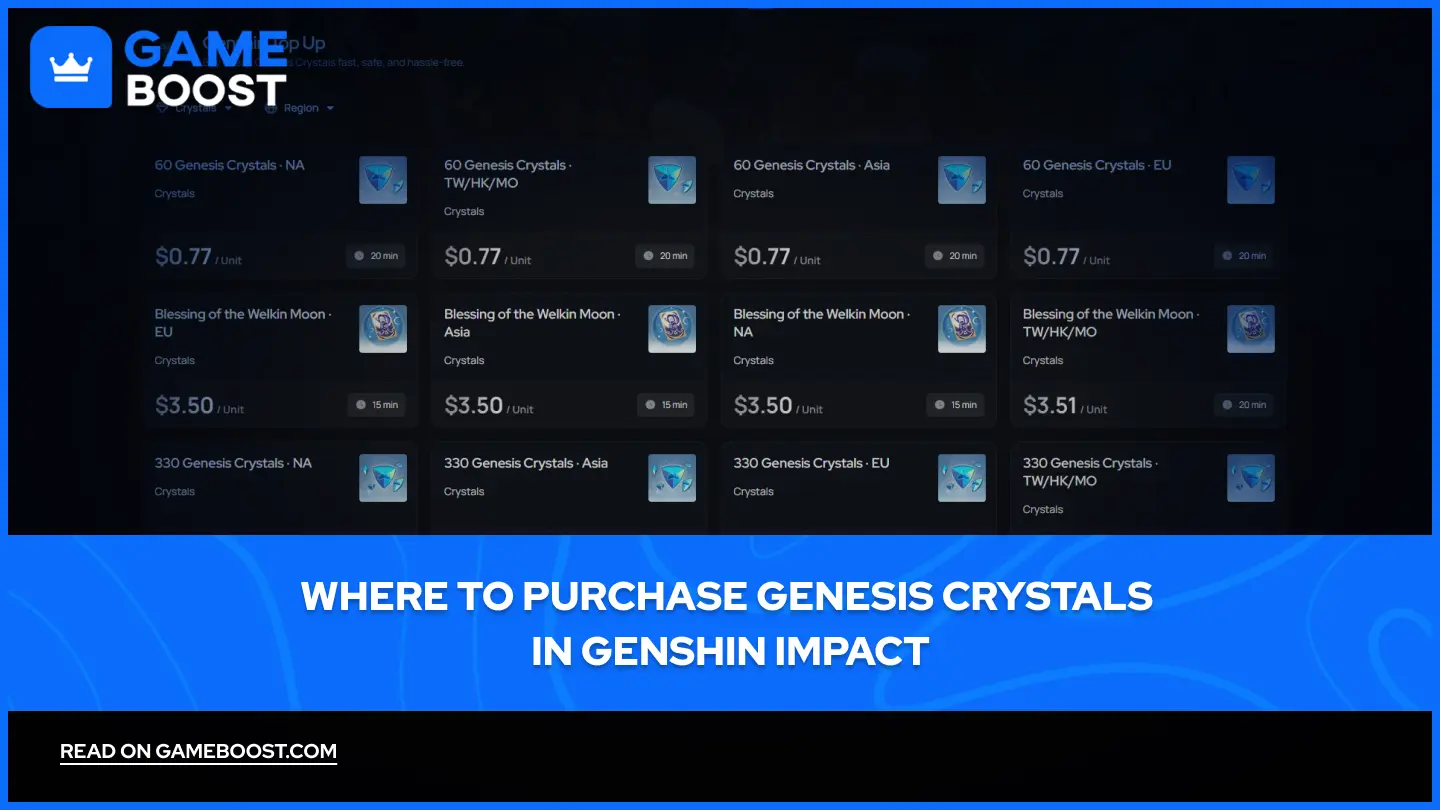 Where to Purchase Genesis Crystals in Genshin Impact
