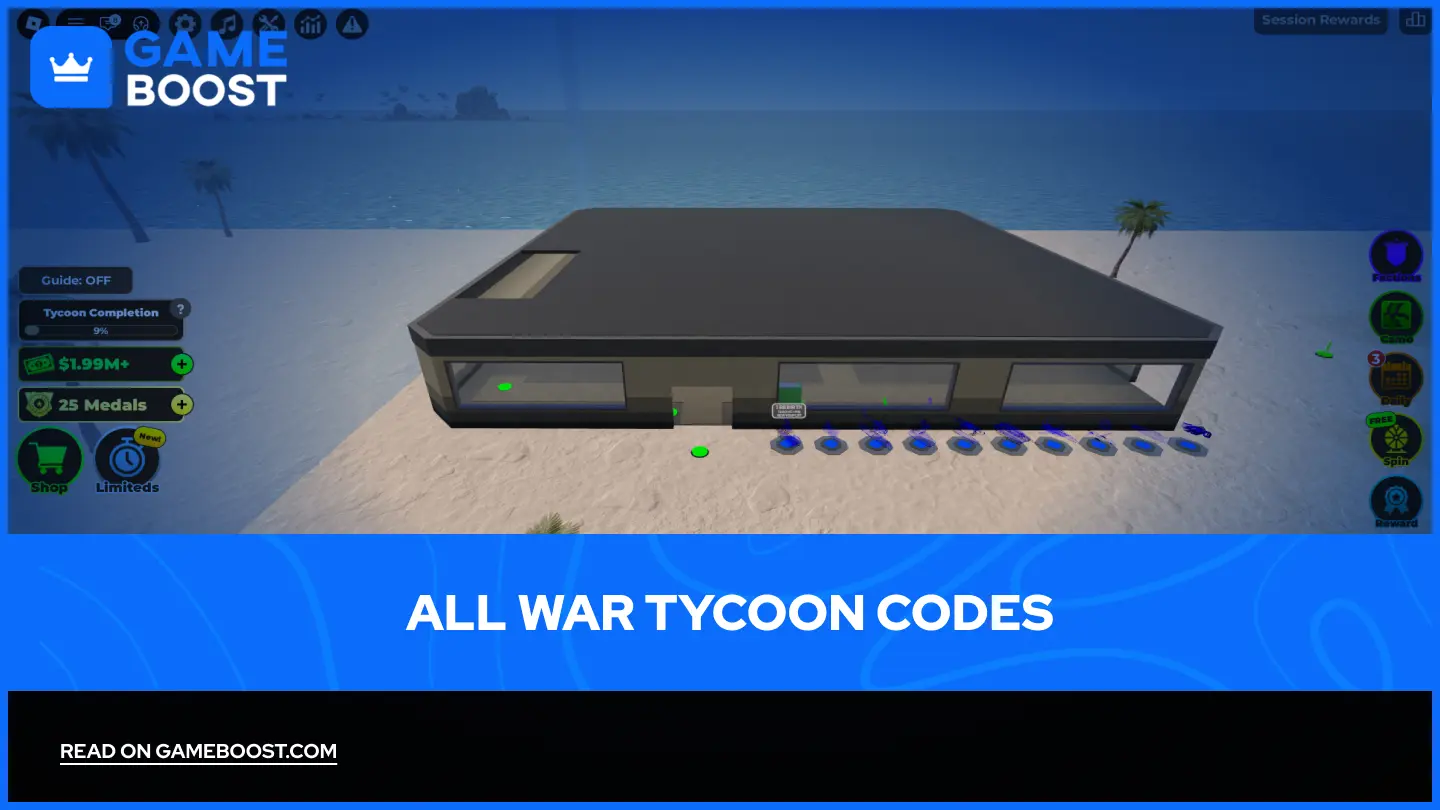 All War Tycoon Codes (April 2026)