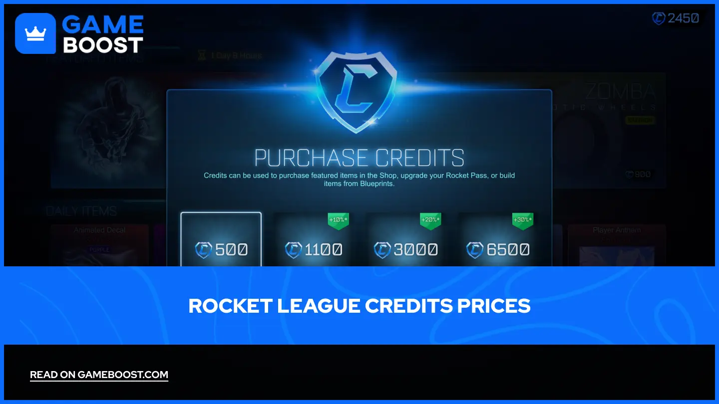 Цены на Rocket League Credits (2026)