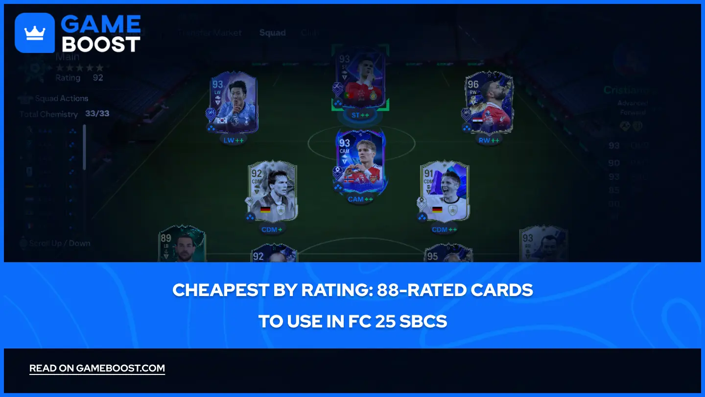 Goedkoopst op Beoordeling: 88-Rated Kaarten om te Gebruiken in FC 25 SBC's
