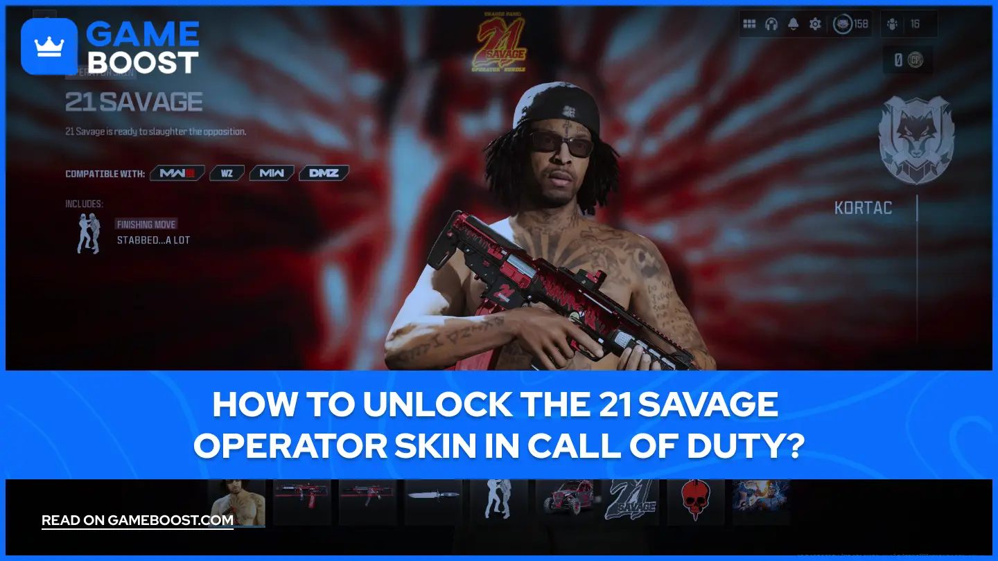 Hoe ontgrendel je de 21 Savage Operator Skin in Call of Duty?