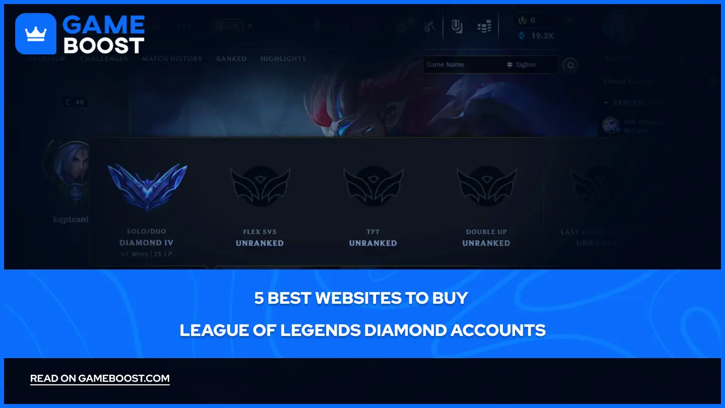 5 beste Websites, um League of Legends Diamond Accounts zu kaufen