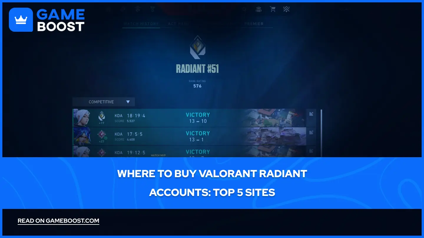 Where to Buy Valorant Radiant Accounts: Top 5 Sites