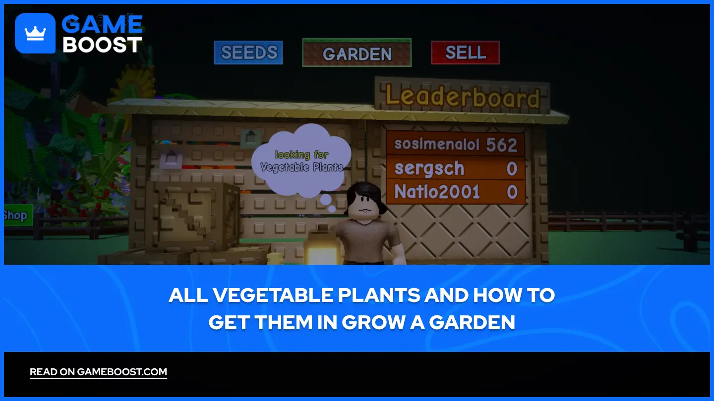所有蔬菜植物及其获取方法【Grow a Garden】