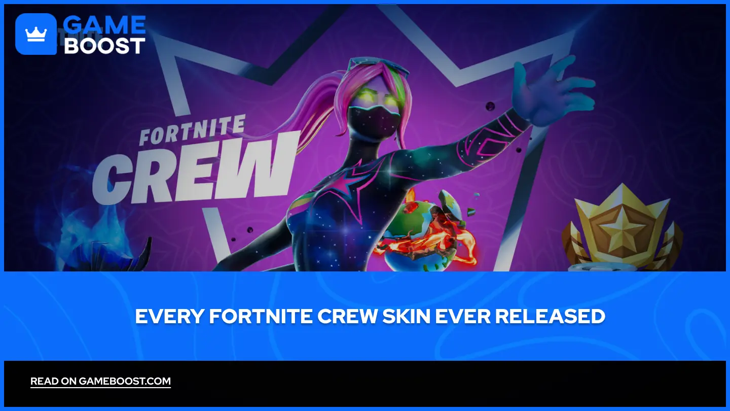 迄今为止所有发布的 Fortnite Crew 皮肤（2025年9月）