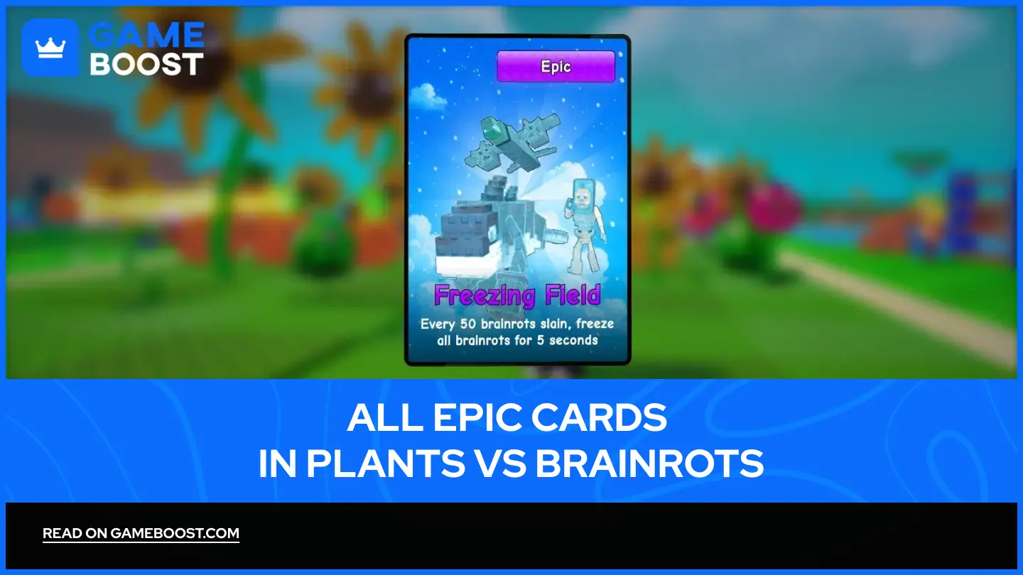 Todas las Cartas Épicas en Plants vs Brainrots (Guía 2026)