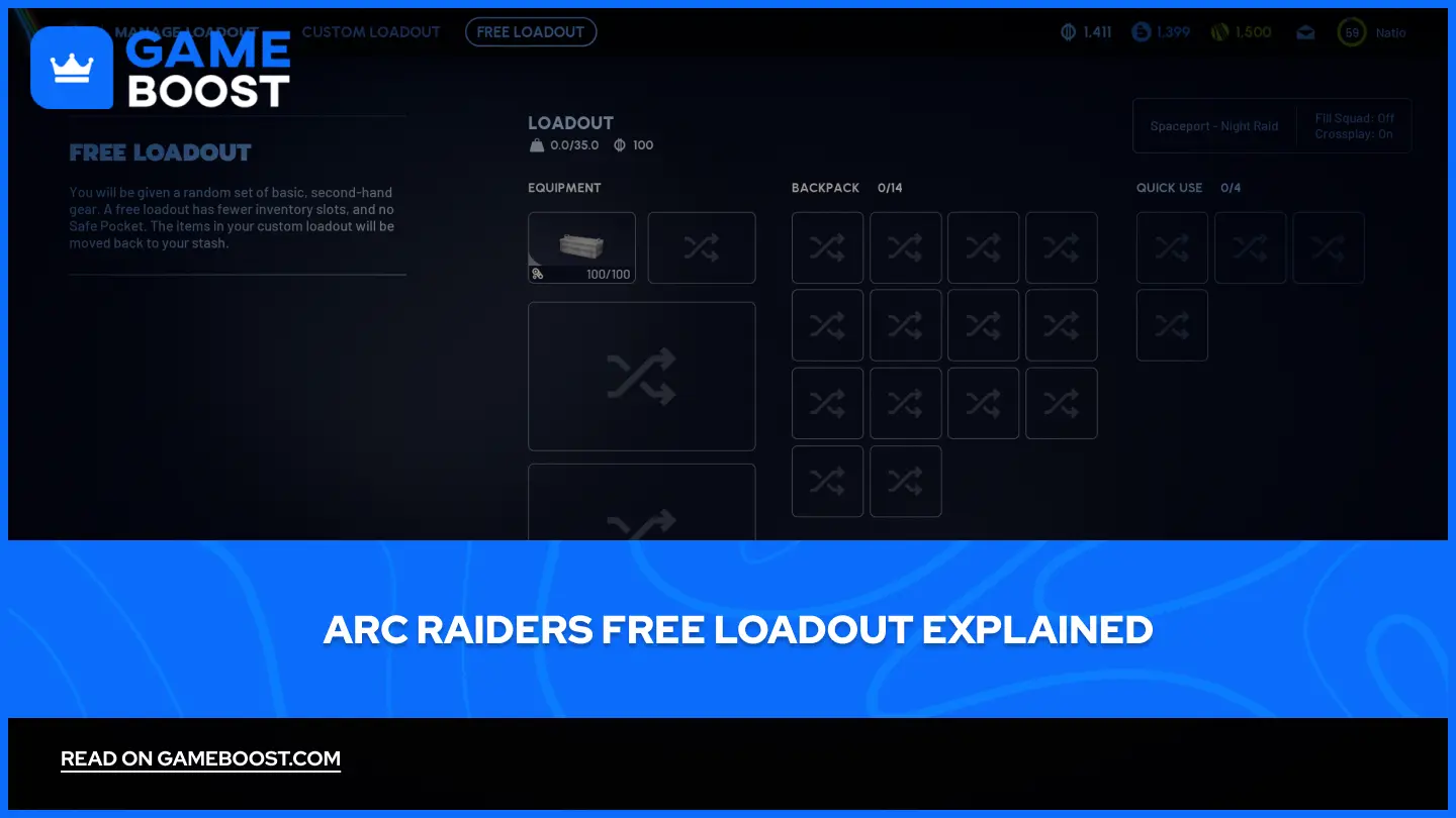 ARC Raidersの無料ロードアウトを解説