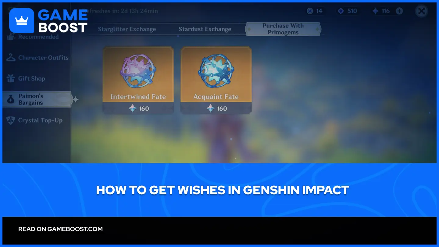 Hvordan få Wishes i Genshin Impact