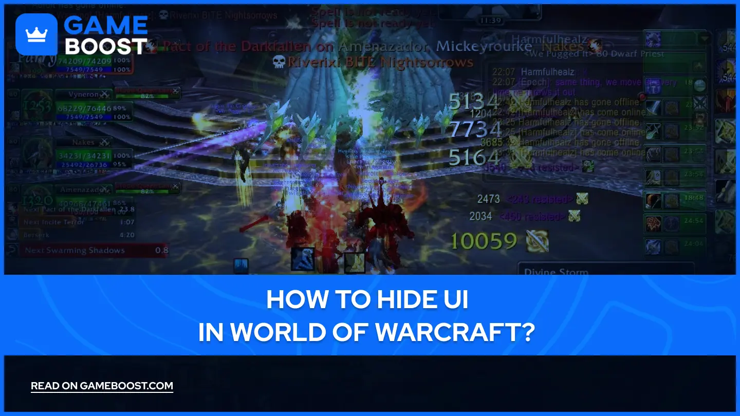 How to Hide UI in World of Warcraft?