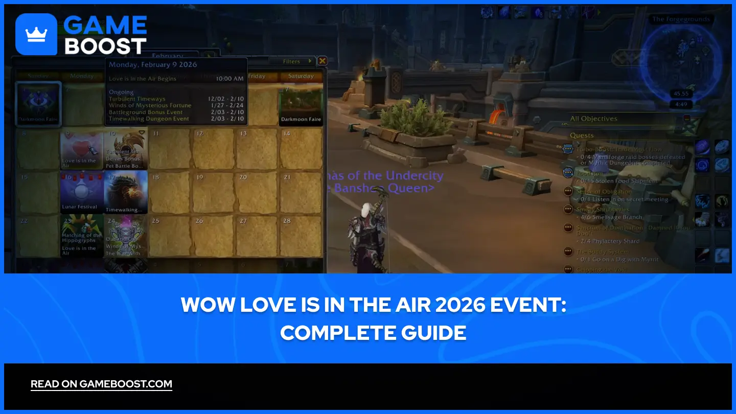 WoW Love is in the Air 2026 Evento: Guía Completa