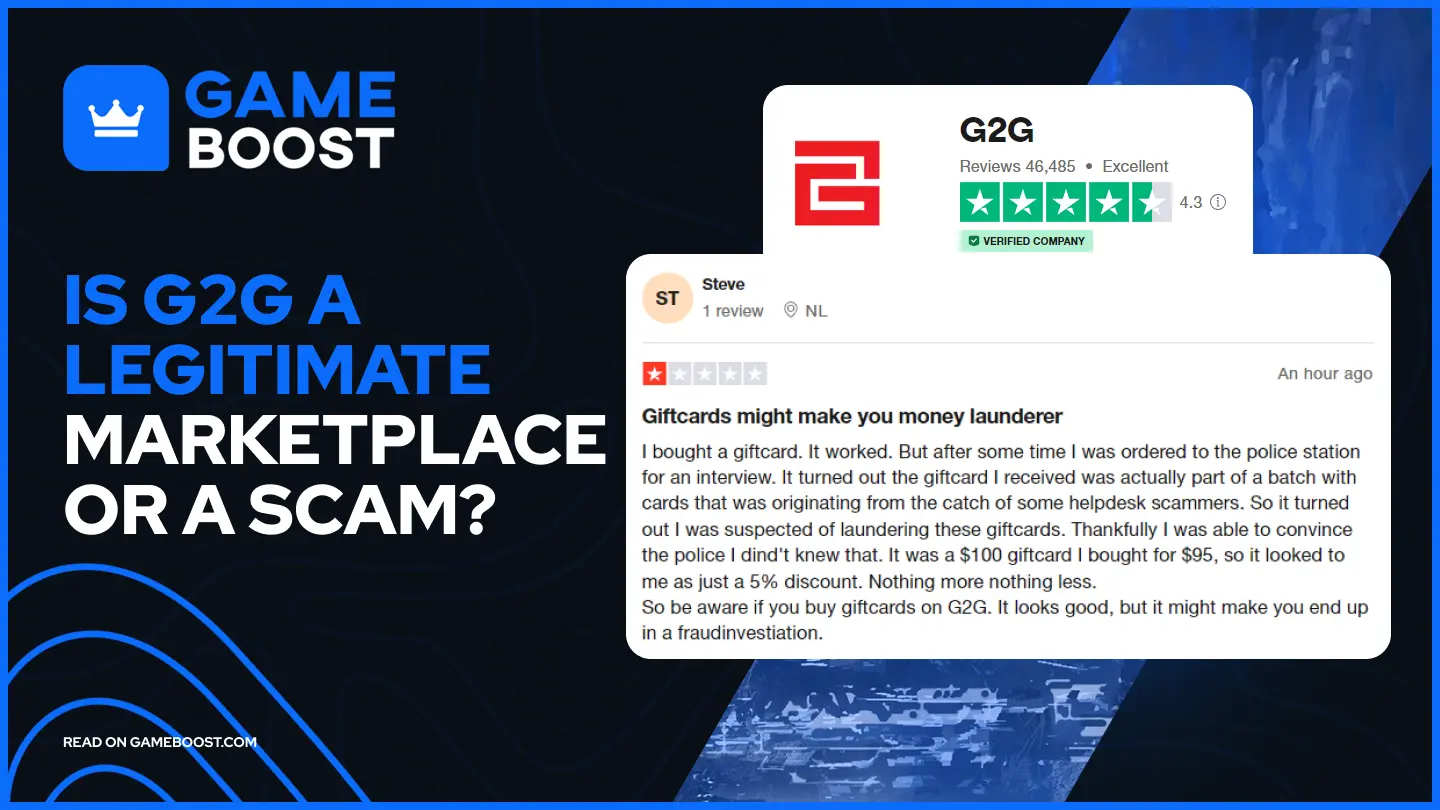 Is G2G a Legitimate Marketplace or a Scam?
