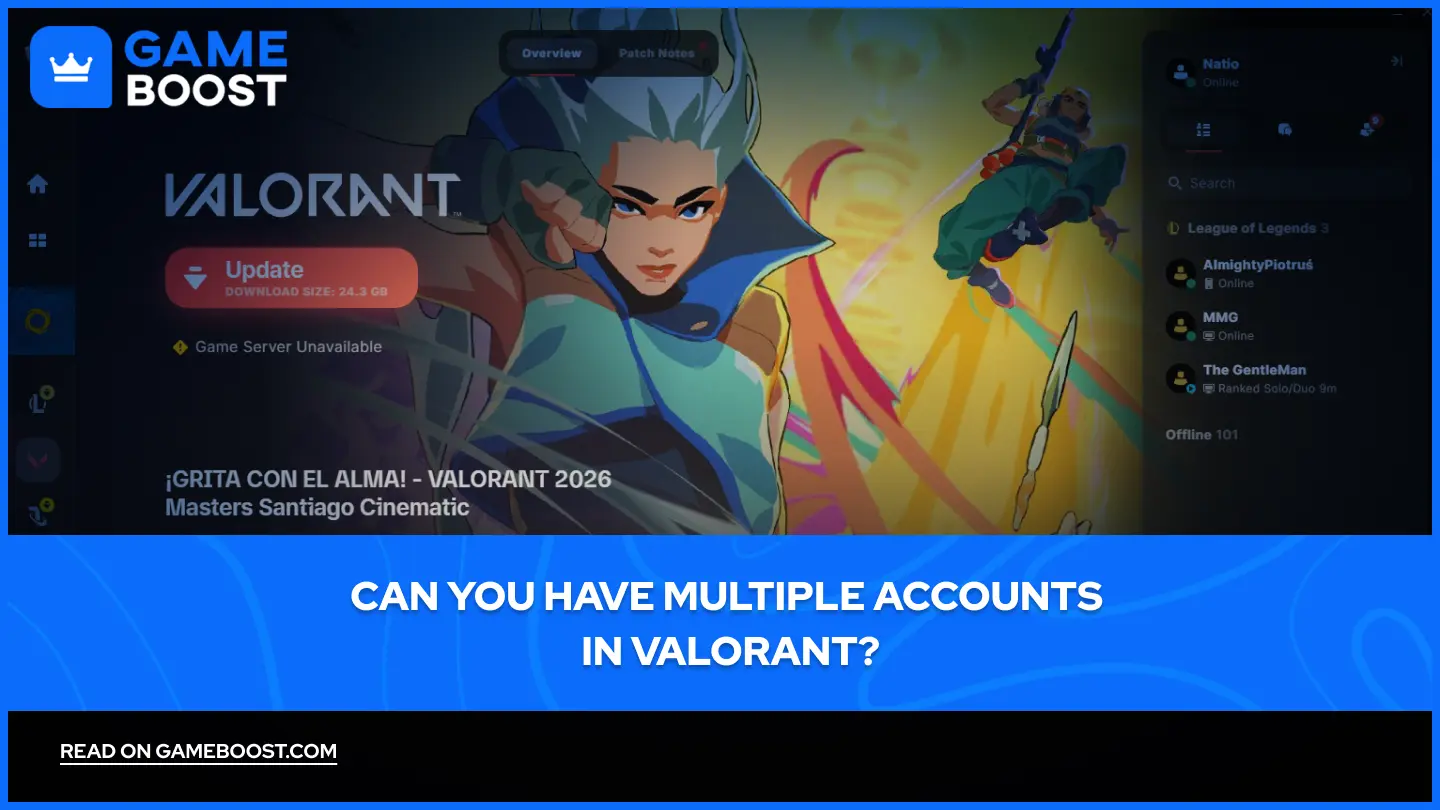 ¿Puedes tener múltiples cuentas en Valorant?