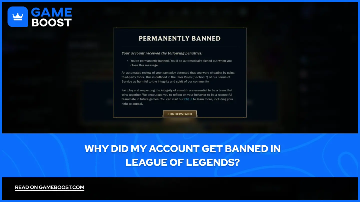¿Por qué me banearon la cuenta en League of Legends?