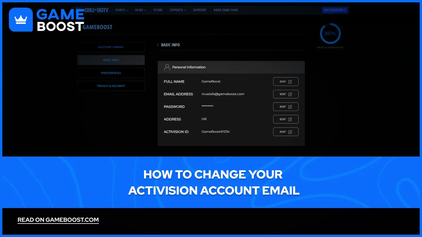 Cómo Cambiar el Email de tu Cuenta de Activision
