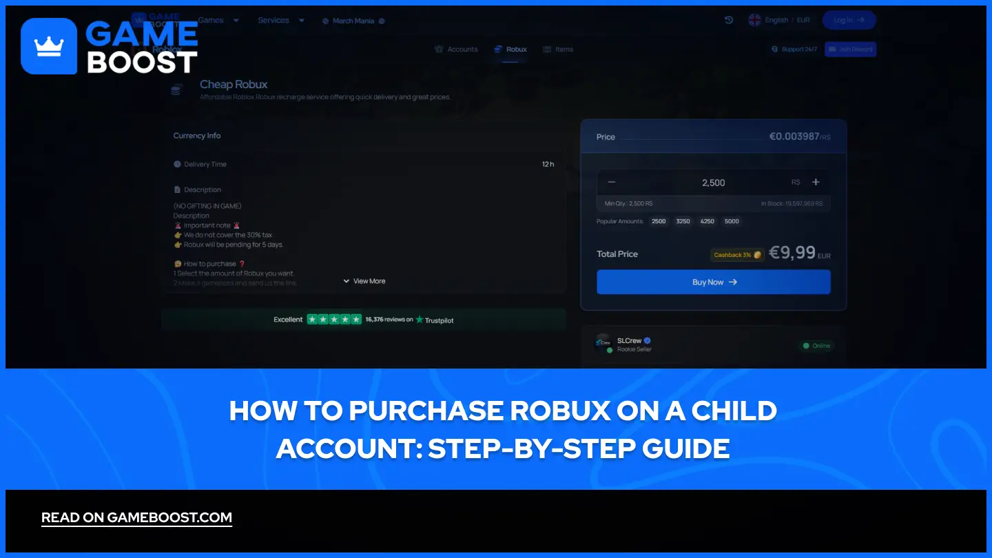 How to Purchase Robux on a Child Account: Step-by-Step Guide