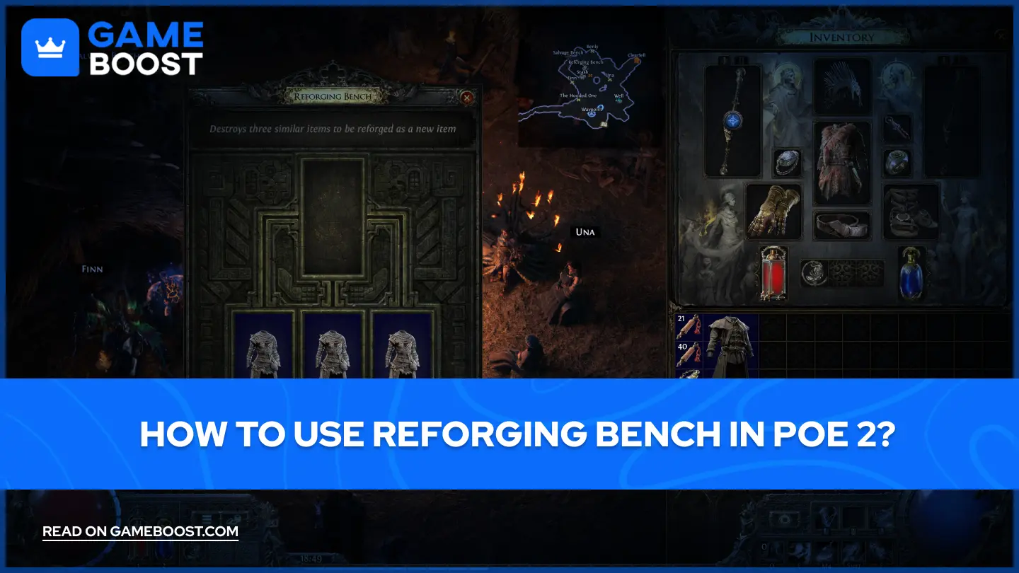 Hoe gebruik je de Reforging Bench in PoE 2?
