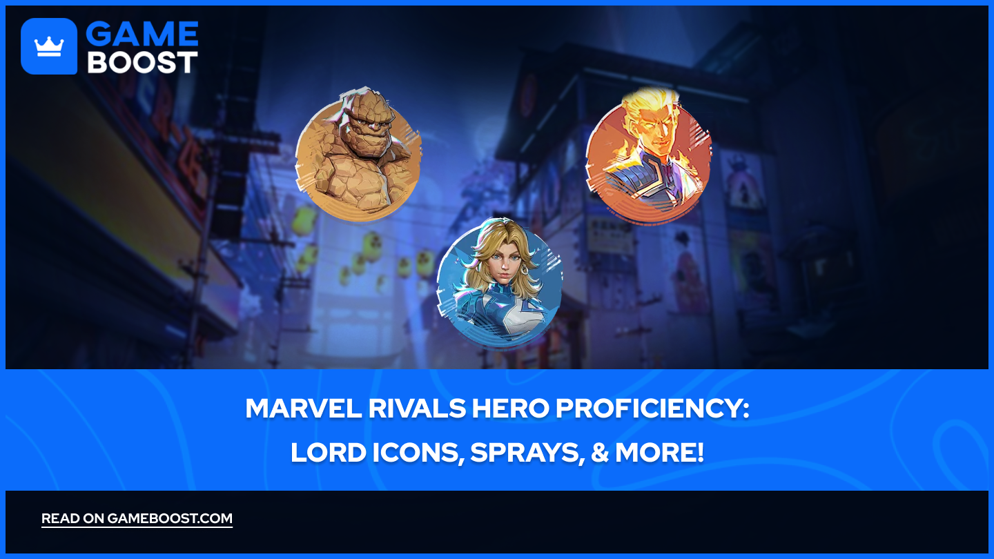 Marvel Rivals Hero Proficiency: Lord Icons, Sprays, & More!