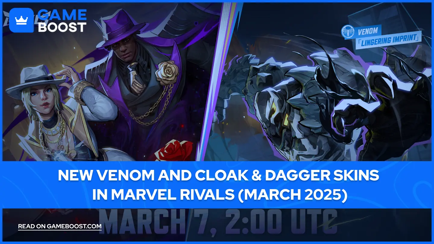 Ink Venom Rivals New Venom and Cloak & Dagger Skins in Marvel Rivals (March 2025)