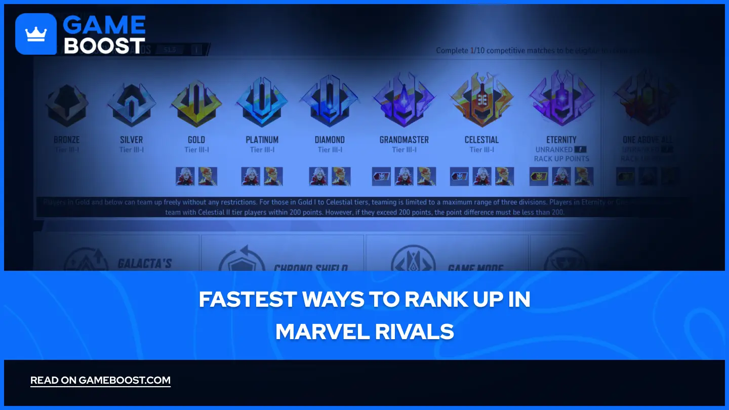 Fastest Ways to Rank Up in Marvel Rivals