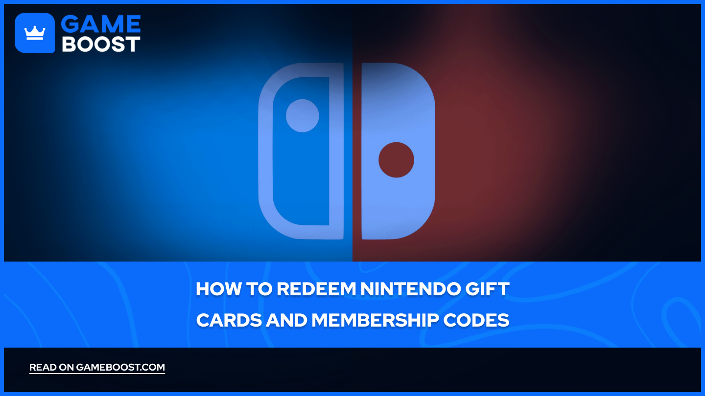How to Redeem Nintendo Gift Cards and Membership Codes