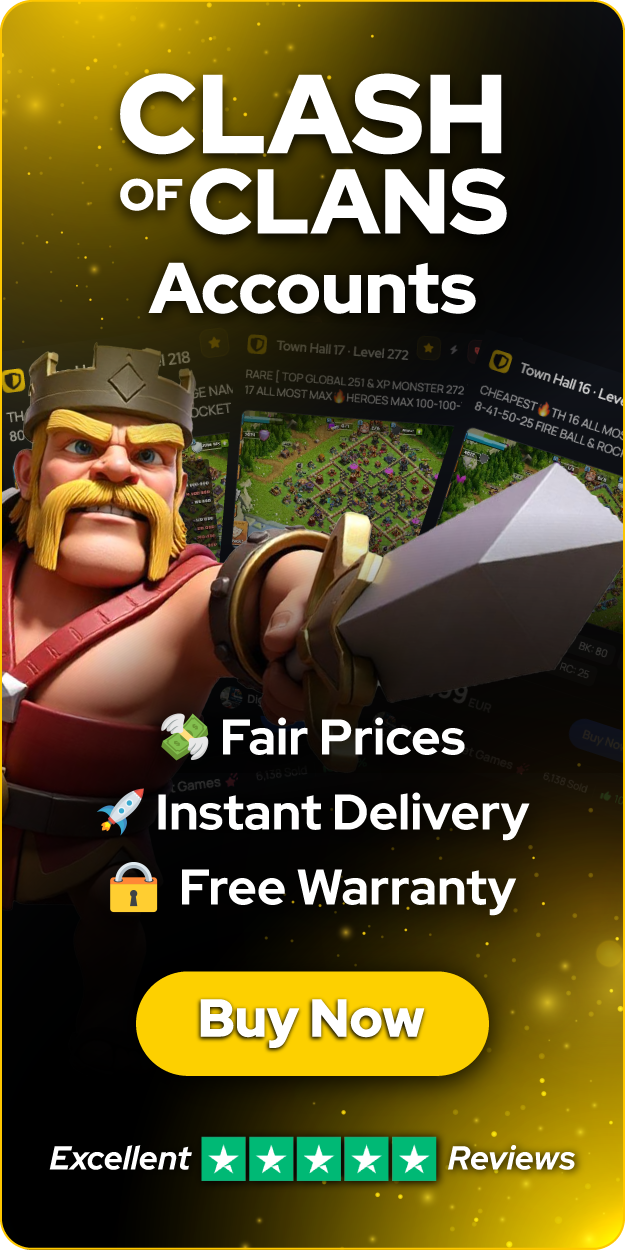 Clash of Clans Accounts for Sale - Buy CoC Account