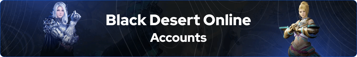 banni&egrave;re de comptes Black Desert Online