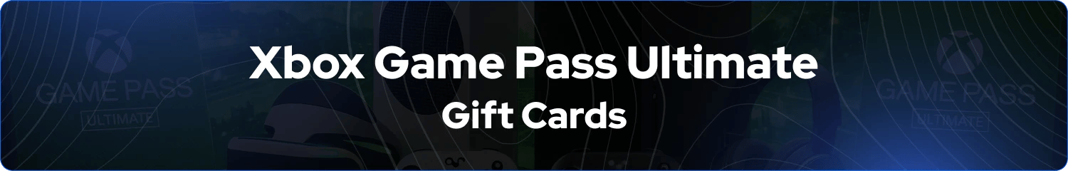 Banner de Cart&otilde;es Presente Xbox Game Pass Ultimate
